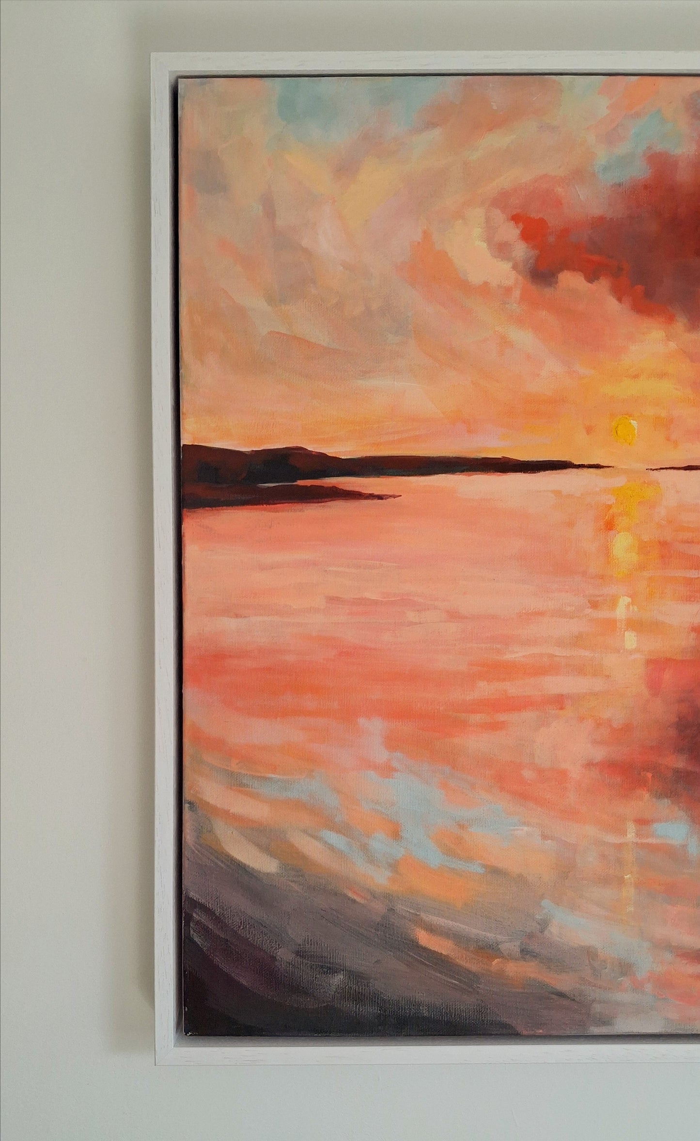 Sunset Glow - Large Landscape Painting