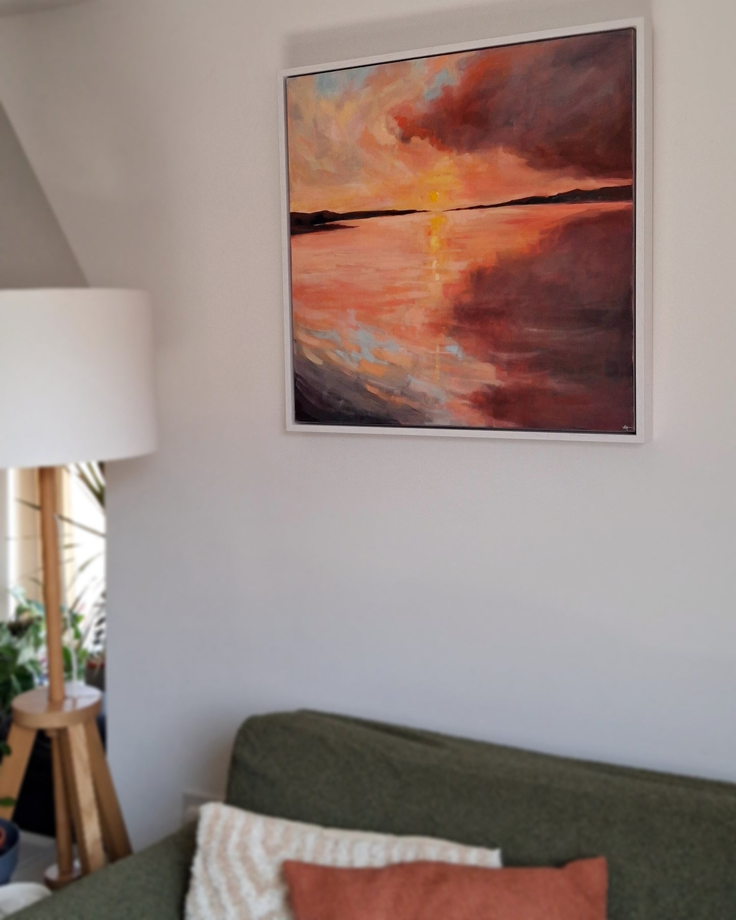 Sunset Glow - Large Landscape Painting