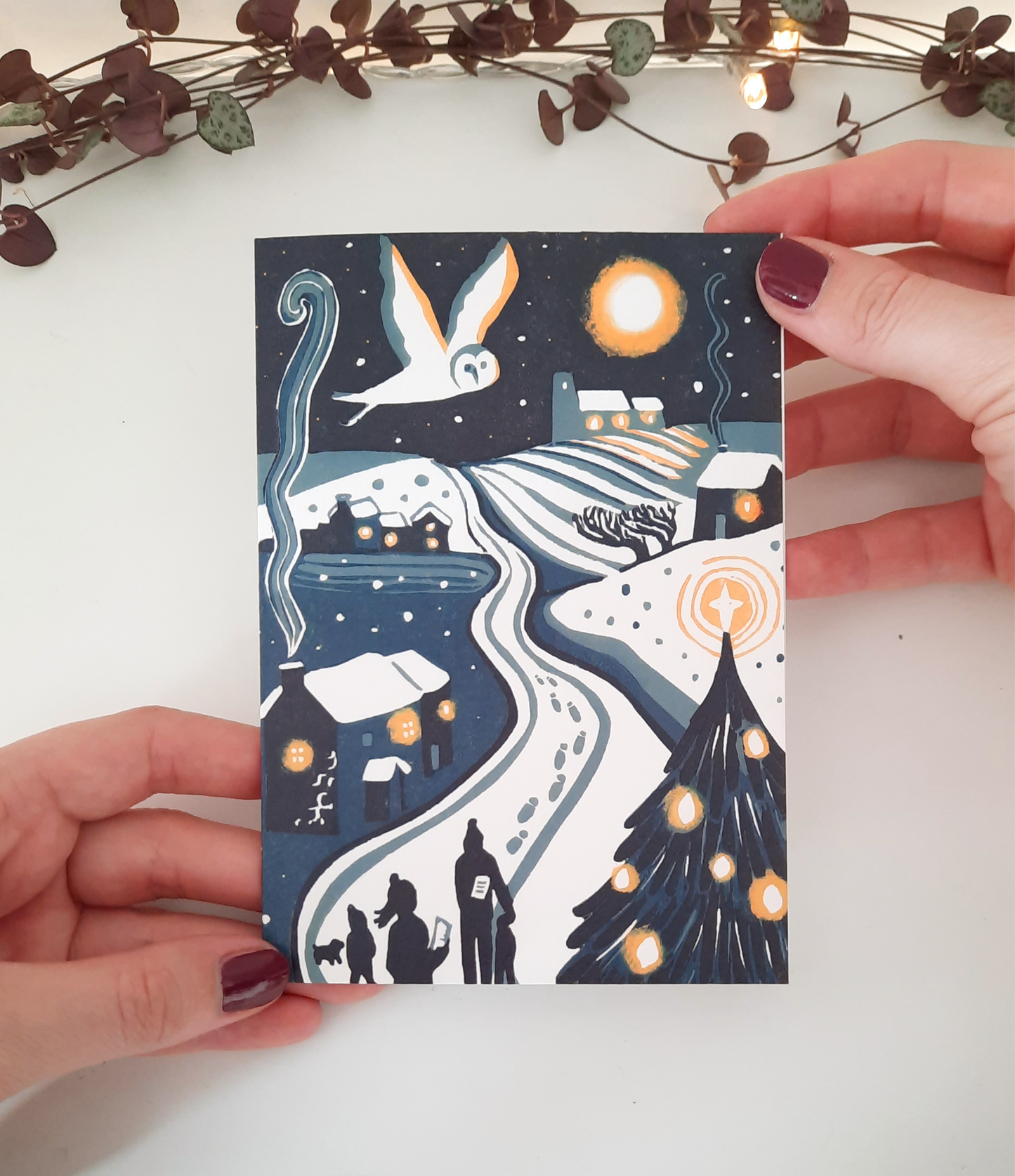 Village Christmas - Greetings Card | Christmas Card