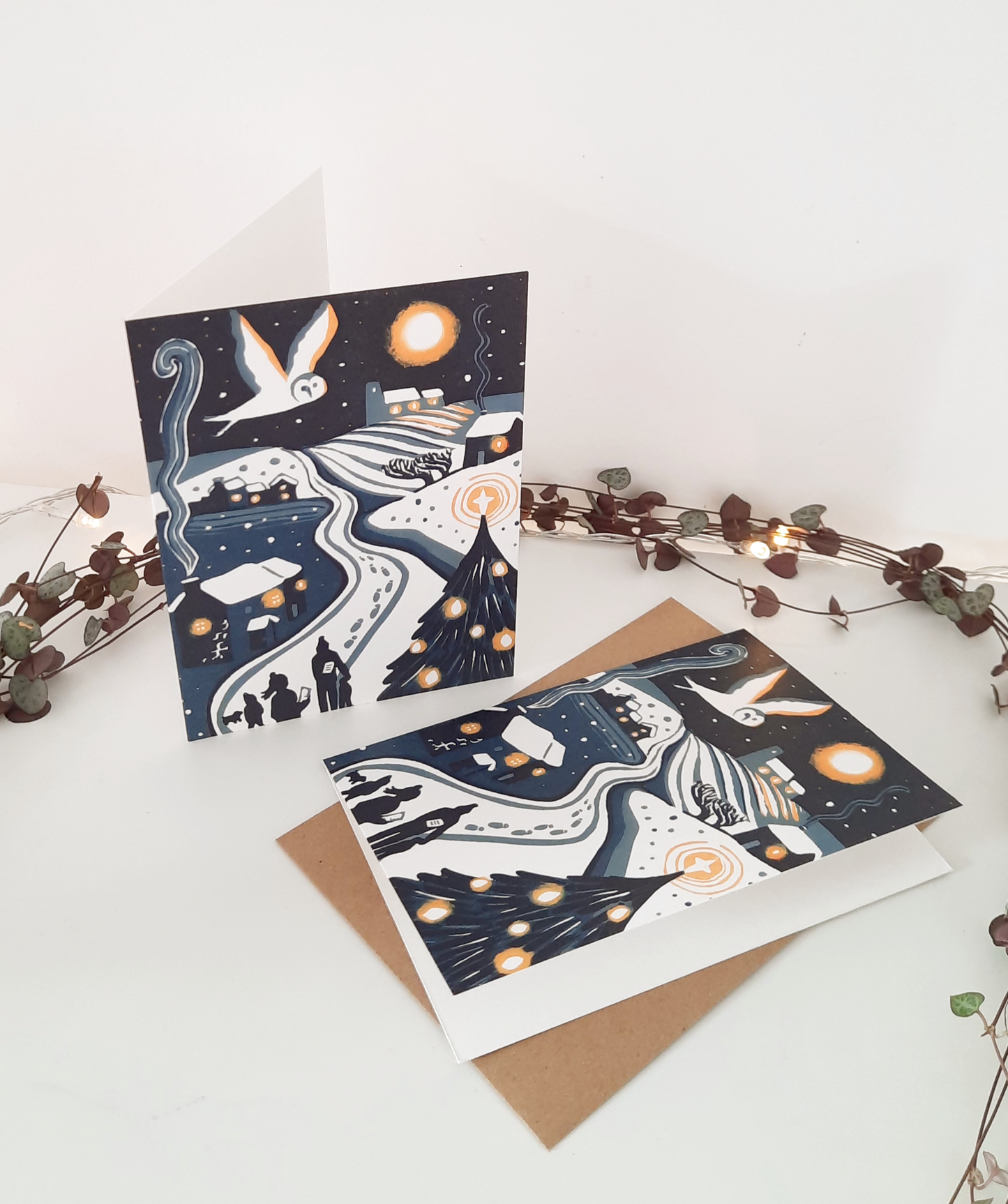 Village Christmas - Greetings Card | Christmas Card