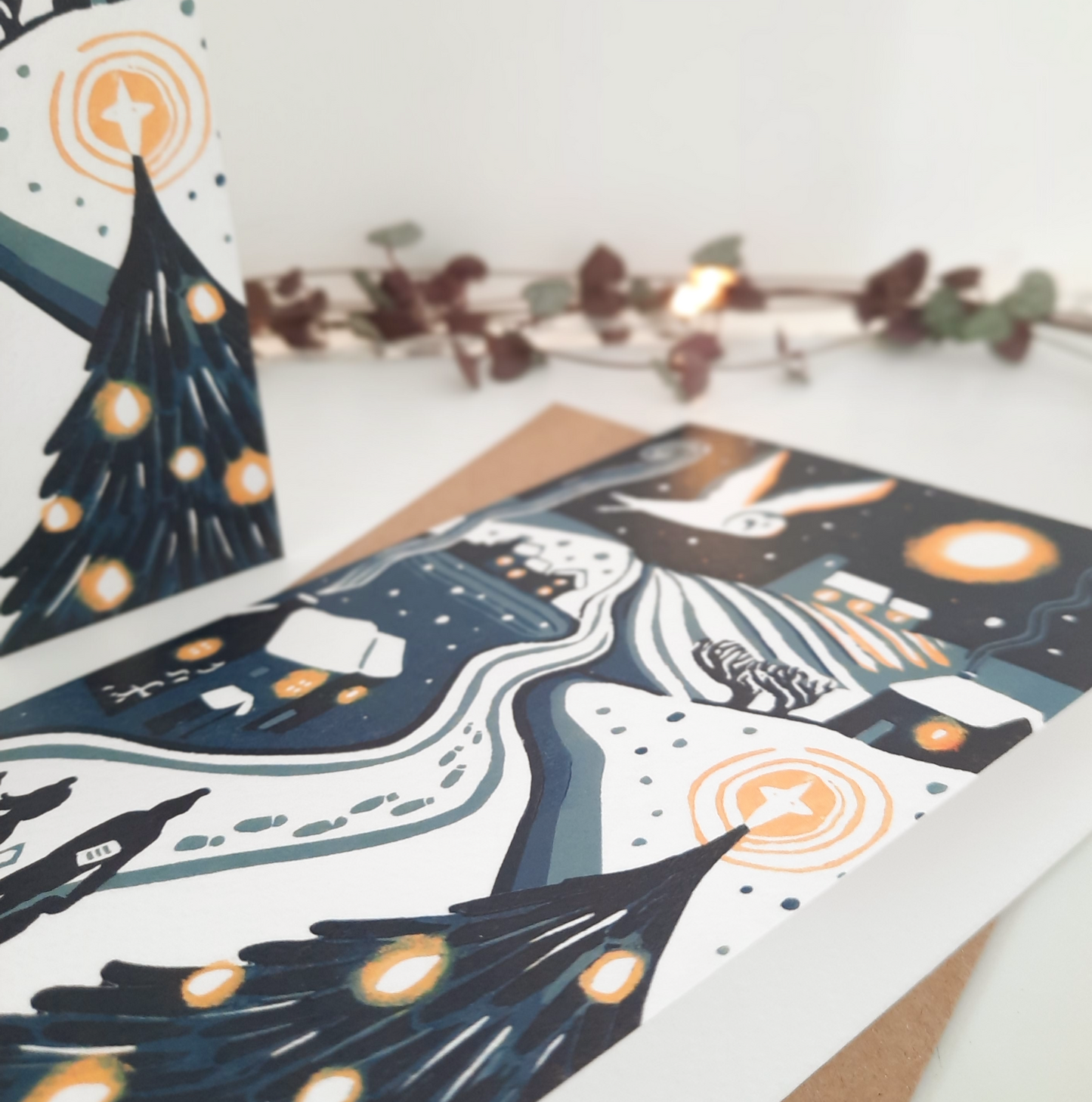 Village Christmas - Greetings Card | Christmas Card