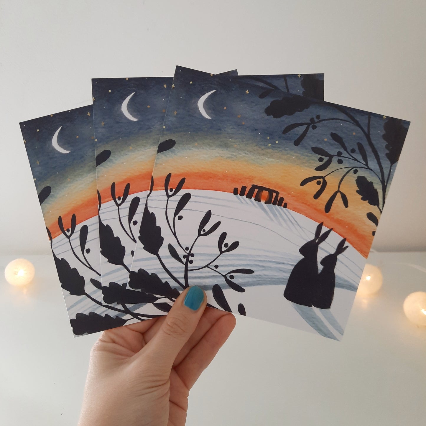 Winter Solstice - Greetings Card | Christmas Card