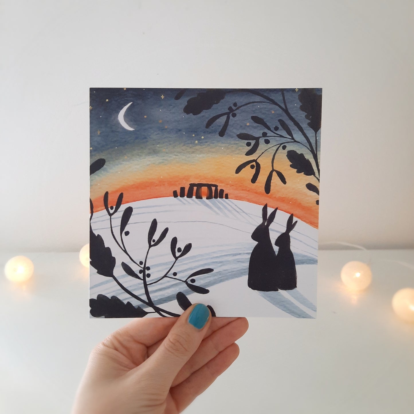 Winter Solstice - Greetings Card | Christmas Card