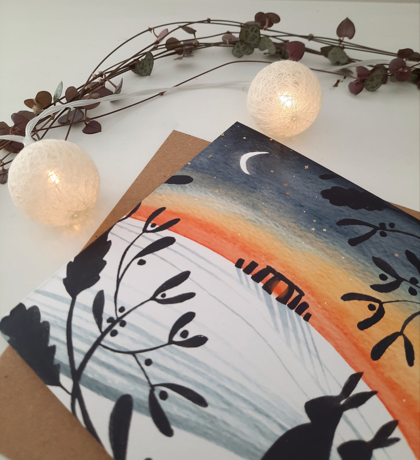 Winter Solstice - Greetings Card | Christmas Card