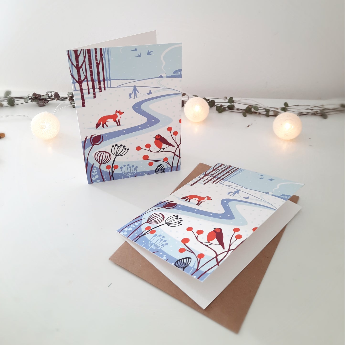 Country Christmas - Greetings Card | Christmas Card