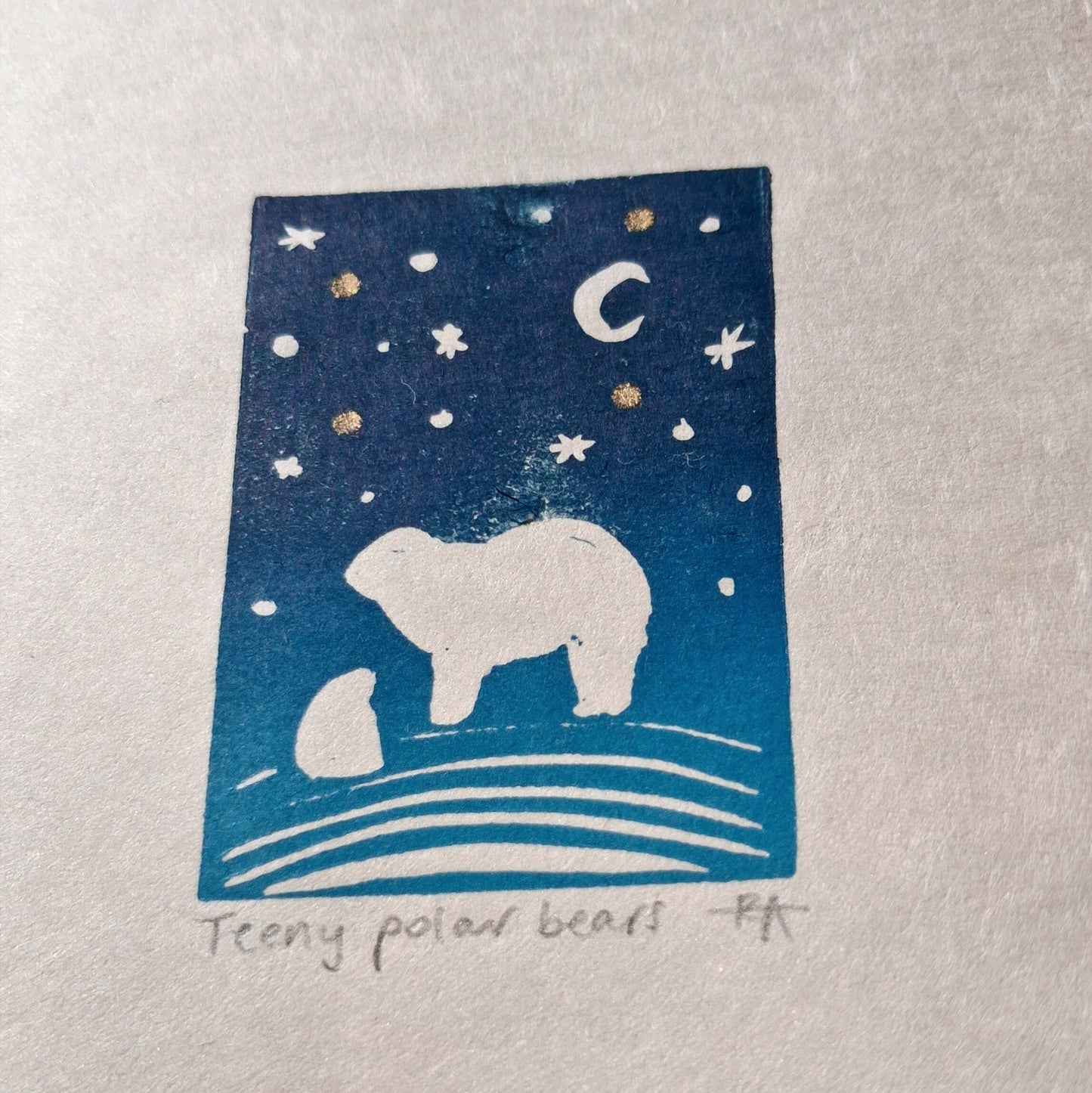 SECONDS Teeny Lino Prints