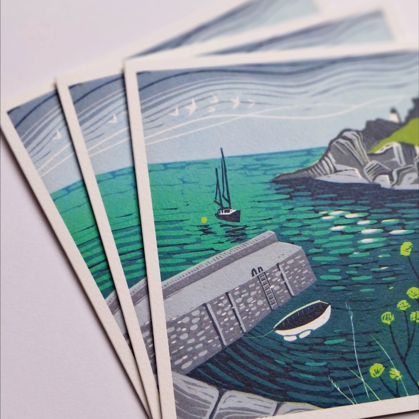 Cornish Seas - Greetings Card