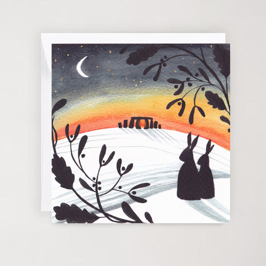 Winter Solstice - Greetings Card | Christmas Card