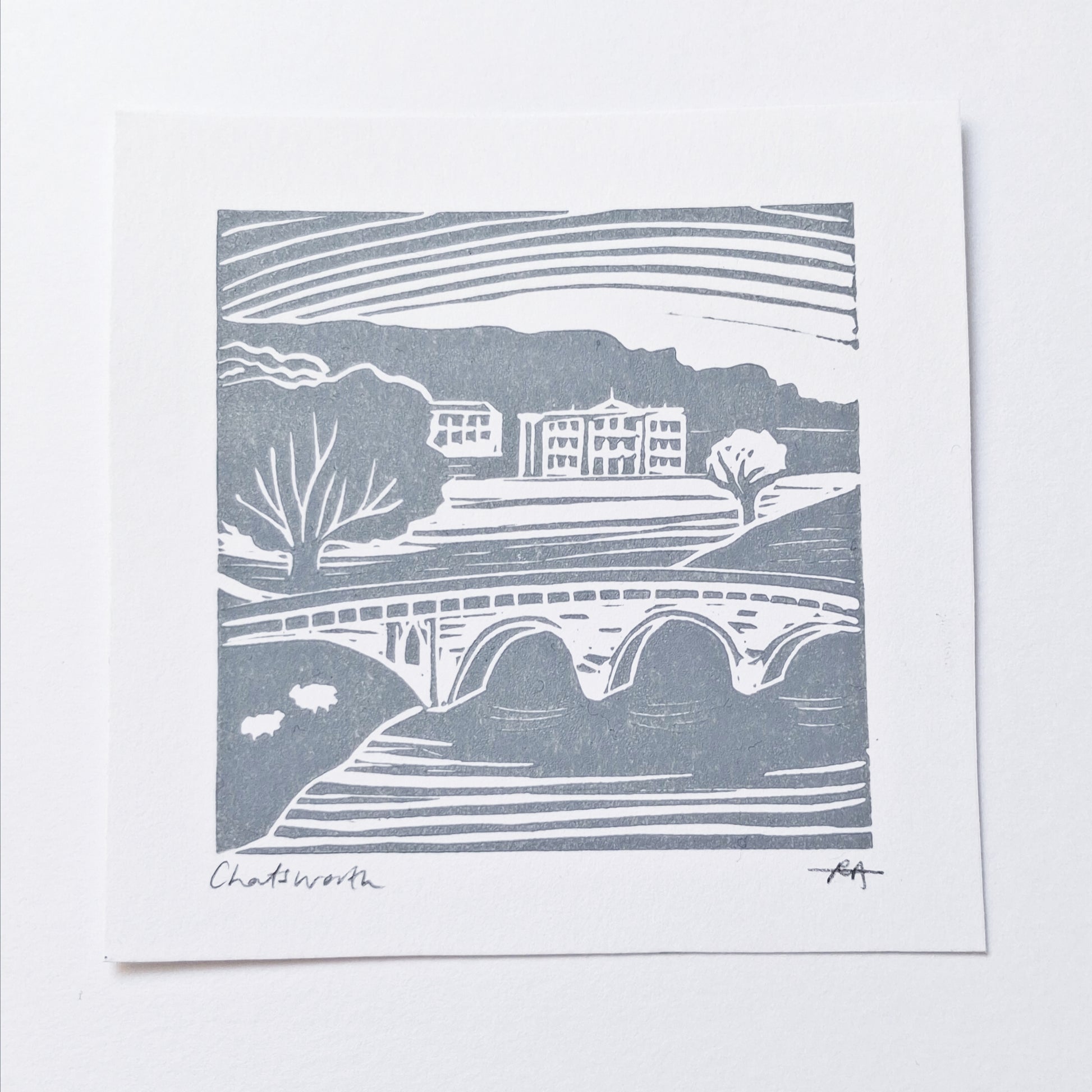 Print of Chatsworth House