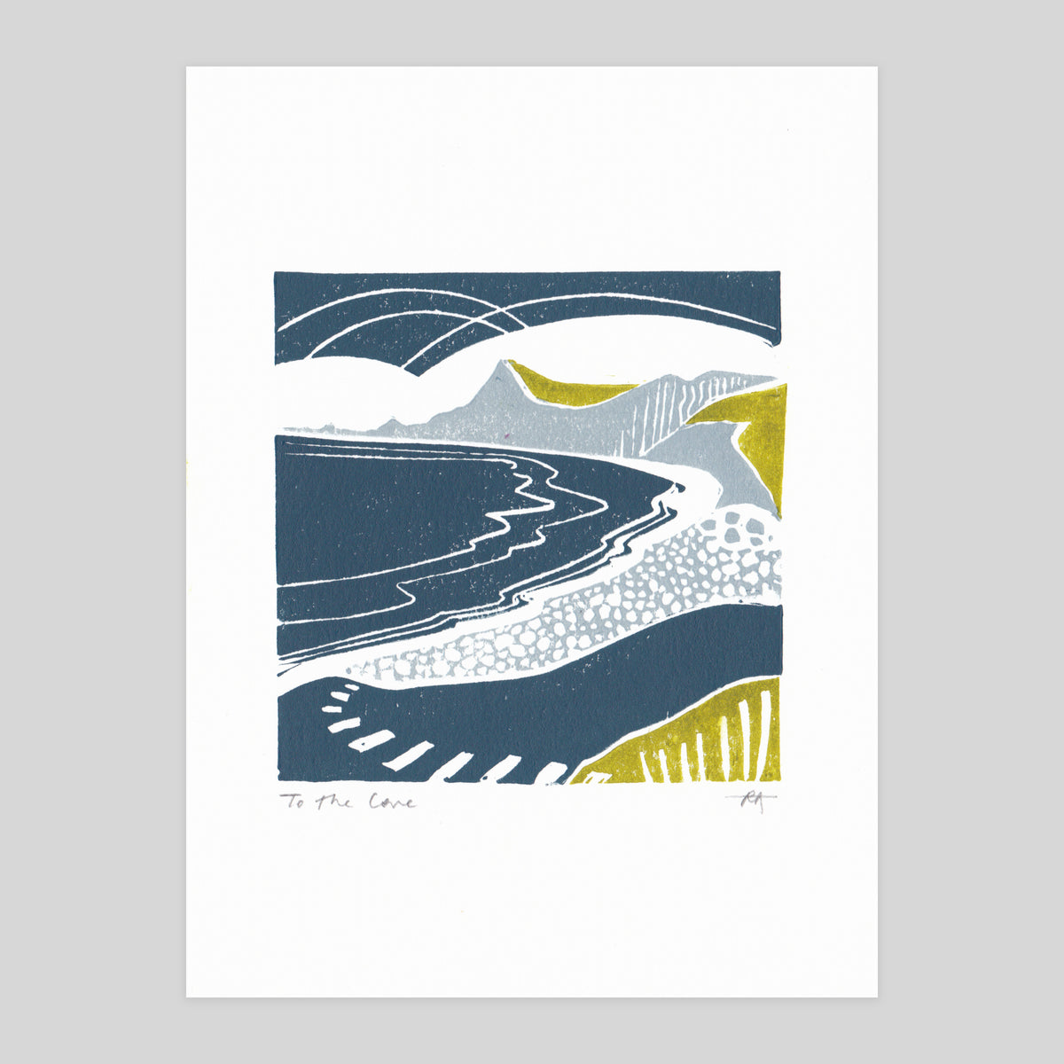 SECONDS To The Cove II - Original Lino Print