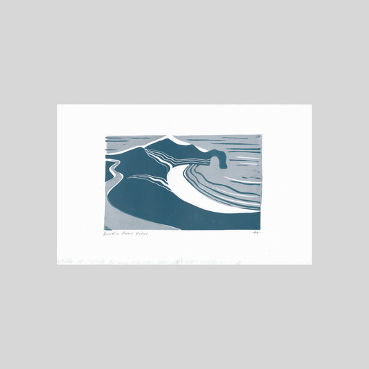 SECONDS Durdle Door View Lino Print