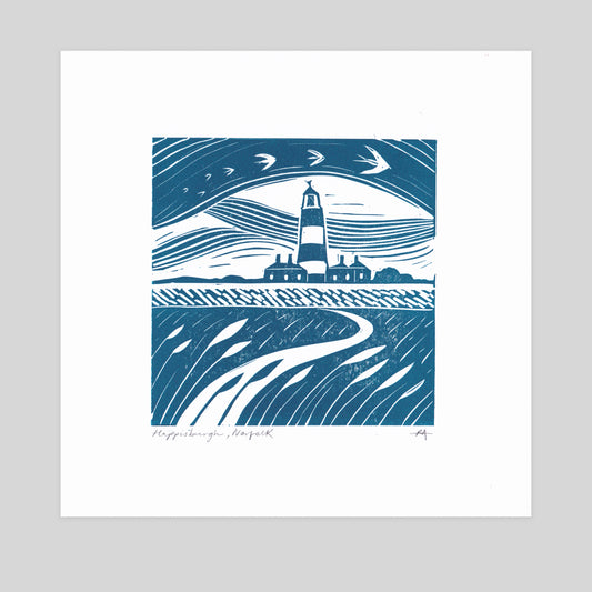 SECONDS - Happisburgh, Norfolk Lino Print