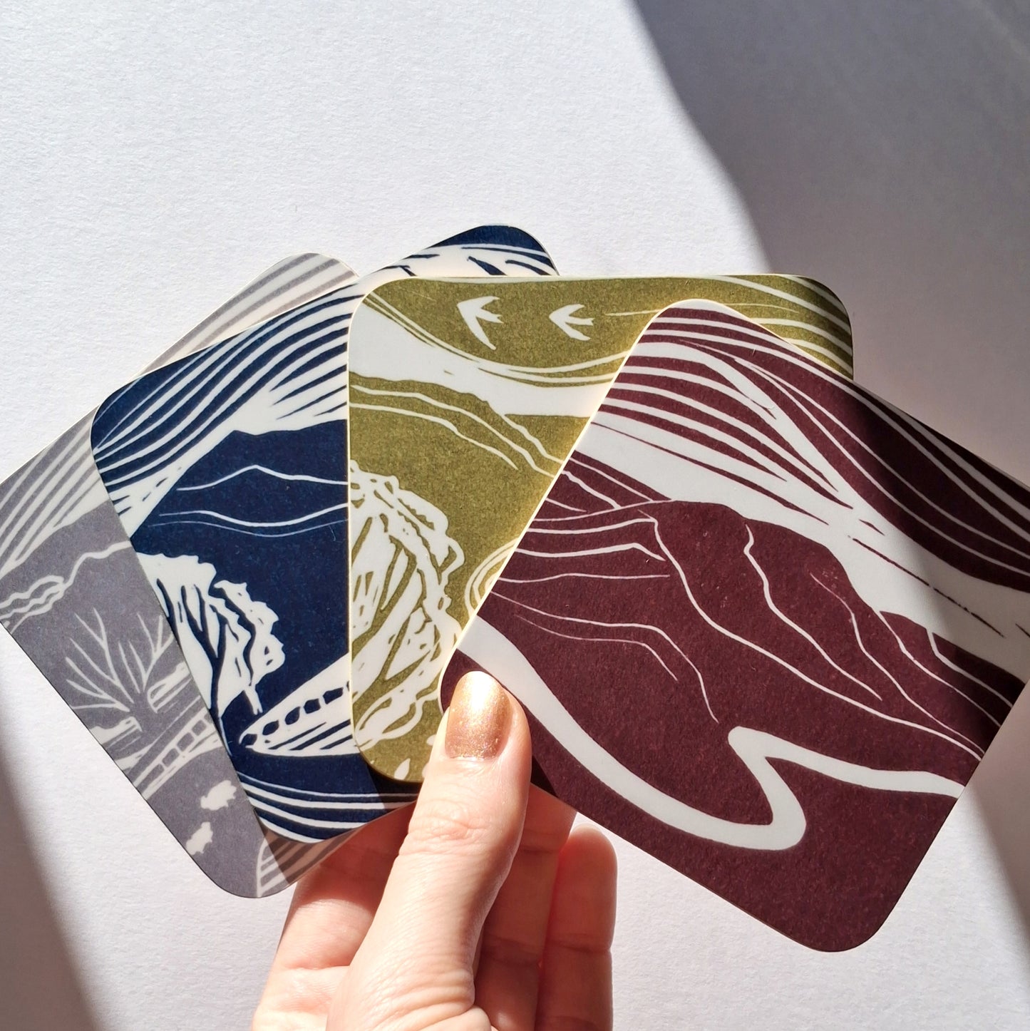 Set of 4 Coasters - Peak District Locations