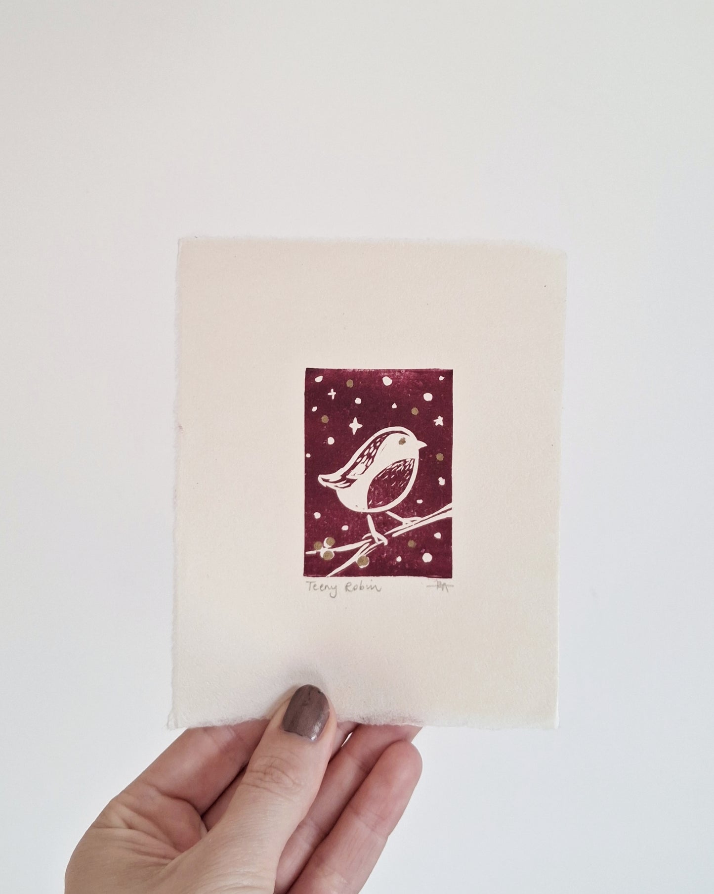 SECONDS Teeny Lino Prints