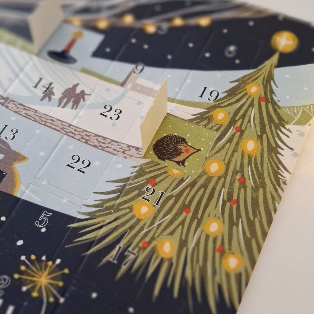 Moonlit Christmas - Advent Calendar Greetings Card
