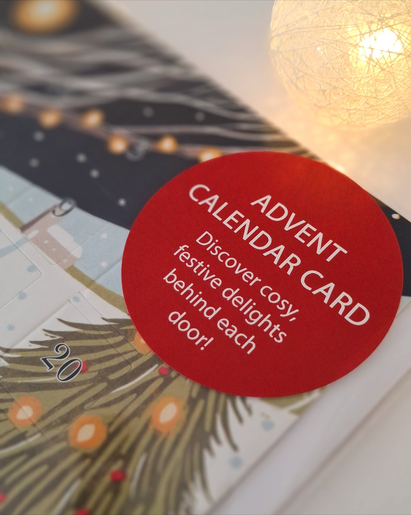 Moonlit Christmas - Advent Calendar Greetings Card