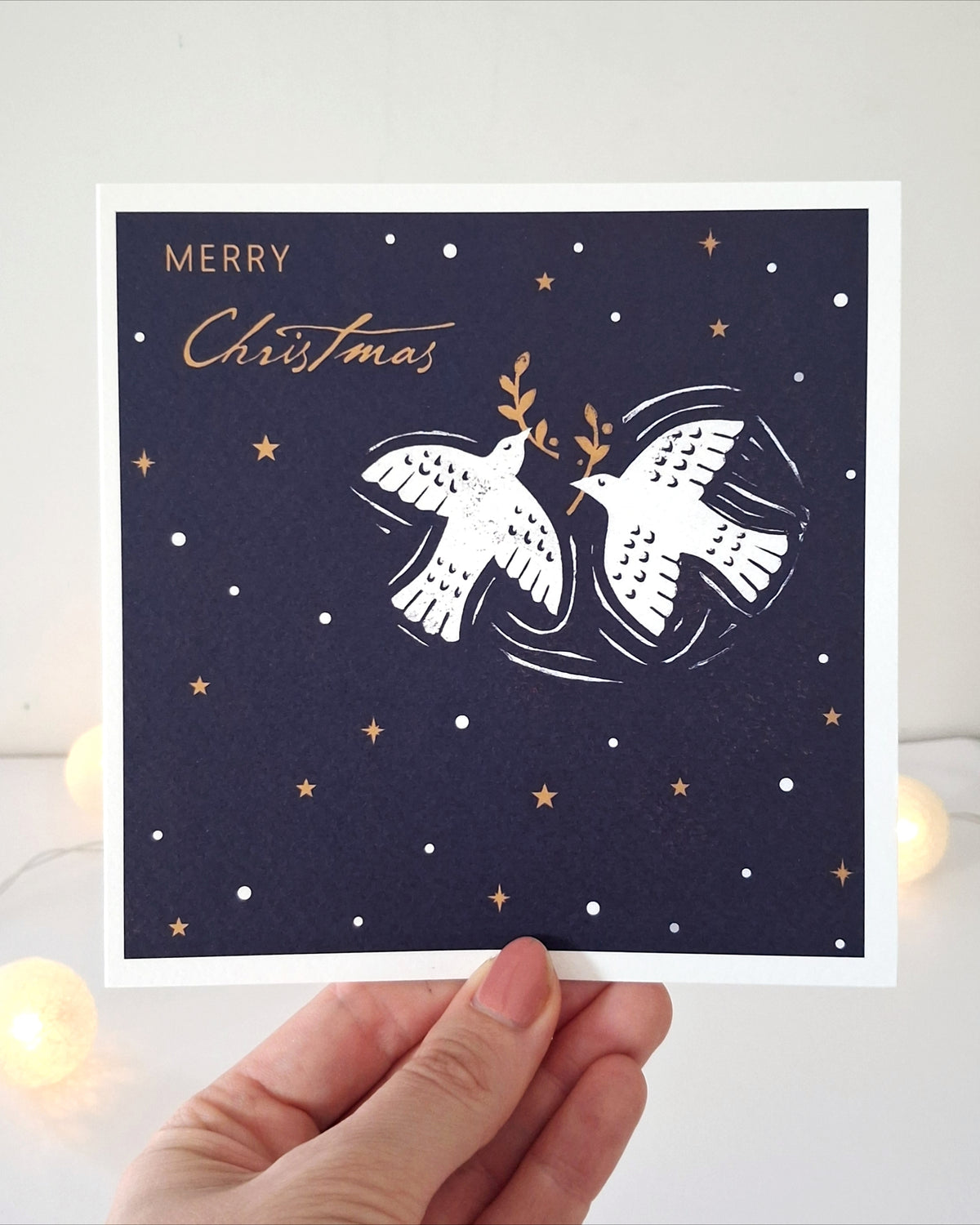 Christmas Doves - Greetings Card | Christmas Card