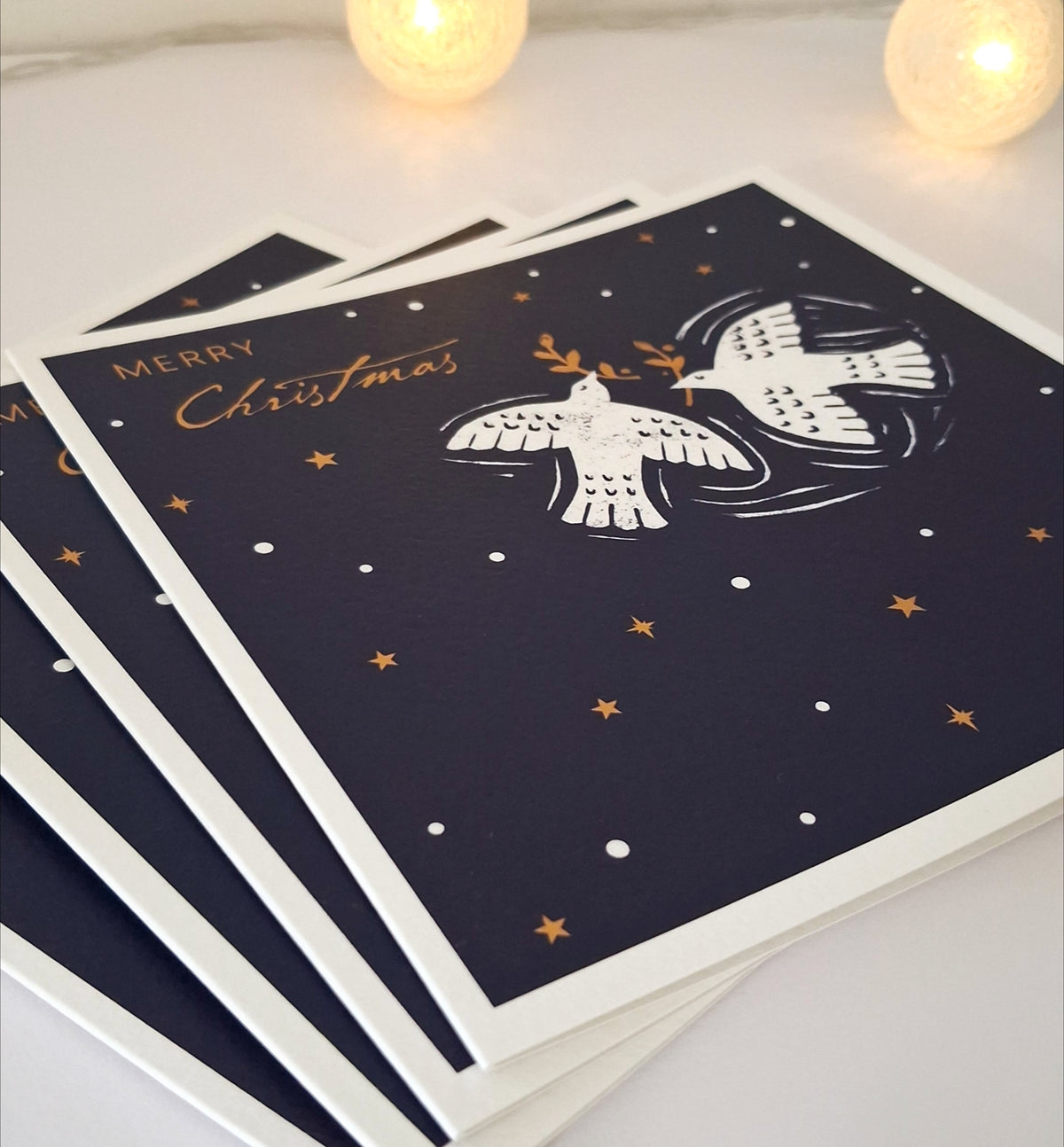 Christmas Doves - Greetings Card | Christmas Card