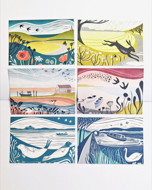 SECONDS - Pack of 6 Greetings Cards